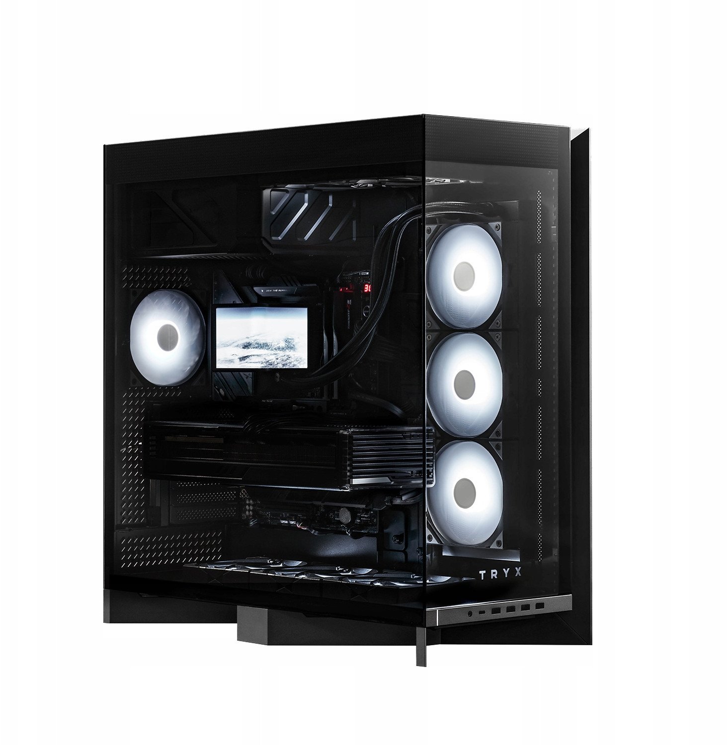 TRYX LUCA L70 Midi-Tower, Tempered Glass, ARGB - schwarz