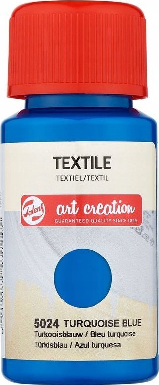 Artequipment Talens Art Creation Textile Bottle Turquoise Blue 5024