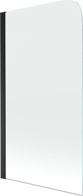 Parawan nawannowy Mexen Mexen Felix parawan nawannowy 1-skrzydłowy 70 x 140 cm, transparent, czarny - 890-070-001-70-00