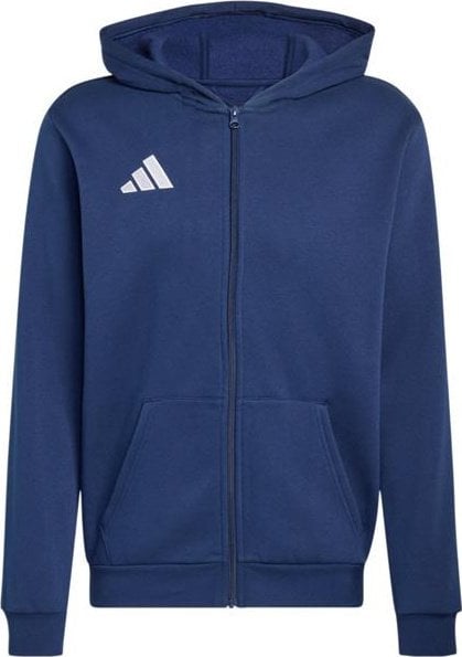Bluza dla dzieci adidas Entrada 26 Full Zip Hoody granatowa KH1784 116cm