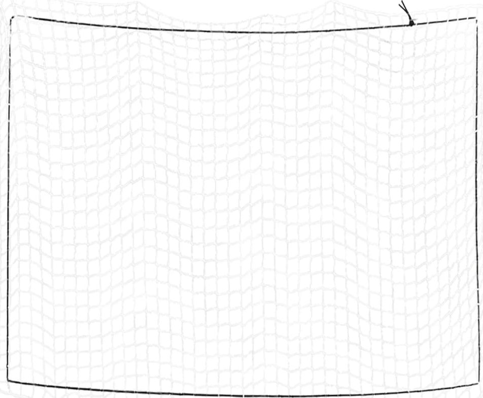 vidaXL Siatka na przyczepę, z elastyczną linką, biała, 3,5x3 m, PP