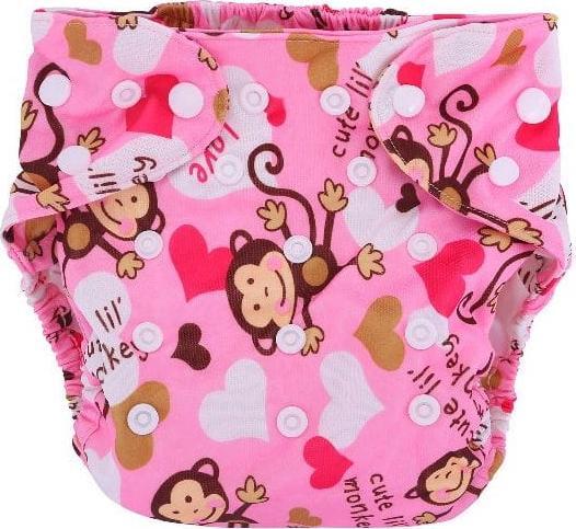 Simed Otulacz, pieluszka wielorazowa Małpki 3-15 kg, 1 szt.