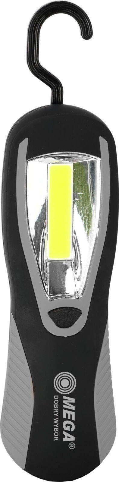 Mega Latarka warsztatowa, 3w, cob, 3xaa, 200lm, magnes