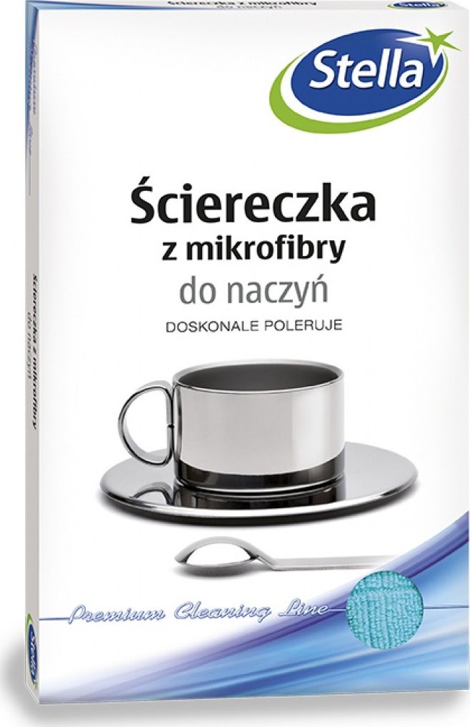 Stella Ściereczka z mikrofibry STELLA, do naczyń, 1 szt., mix