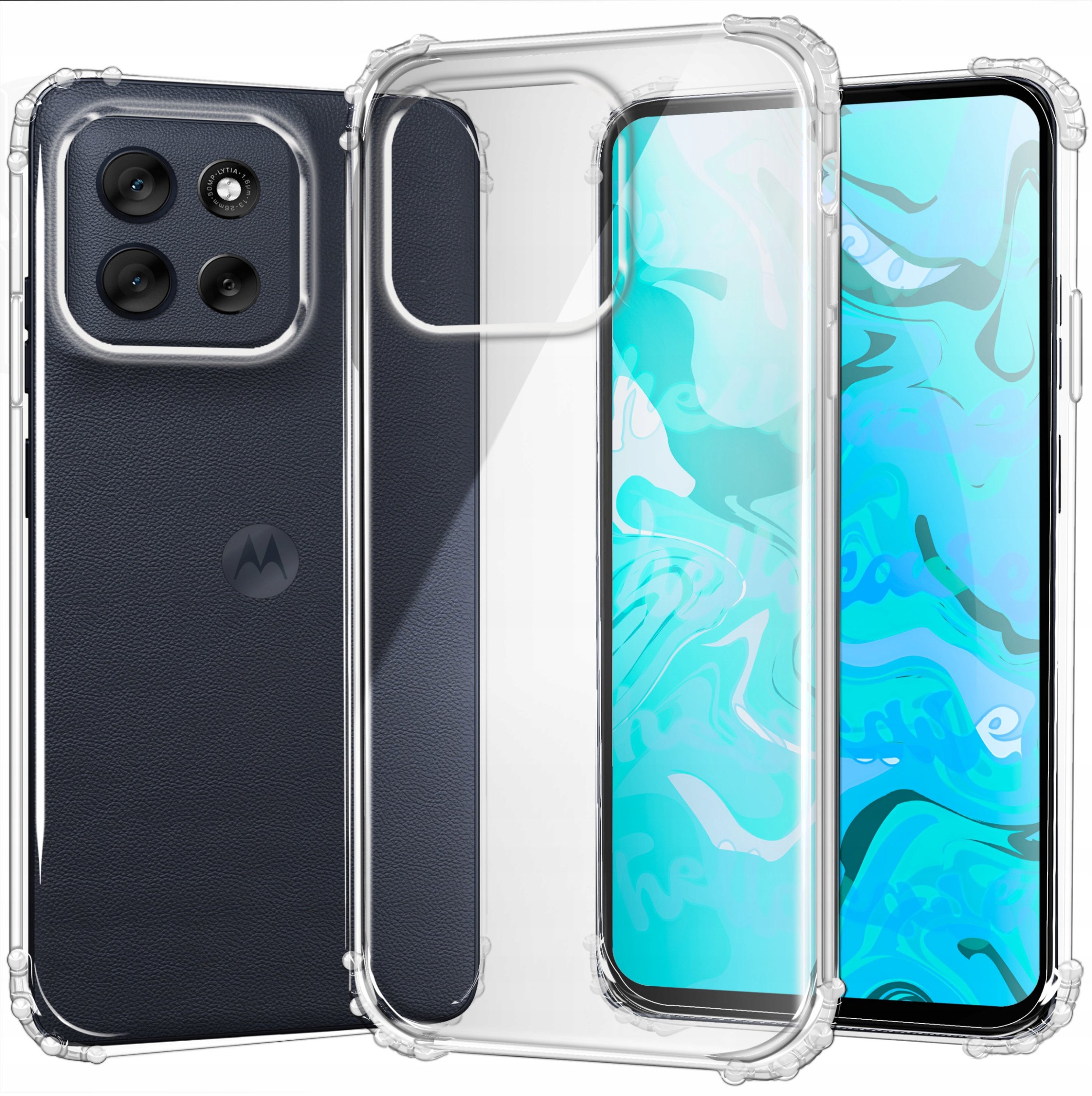 ETUI PANCERNE DO MOTOROLA MOTO G56 | CASE SILIKON GUMOWE SLIM ANTI SHOCK