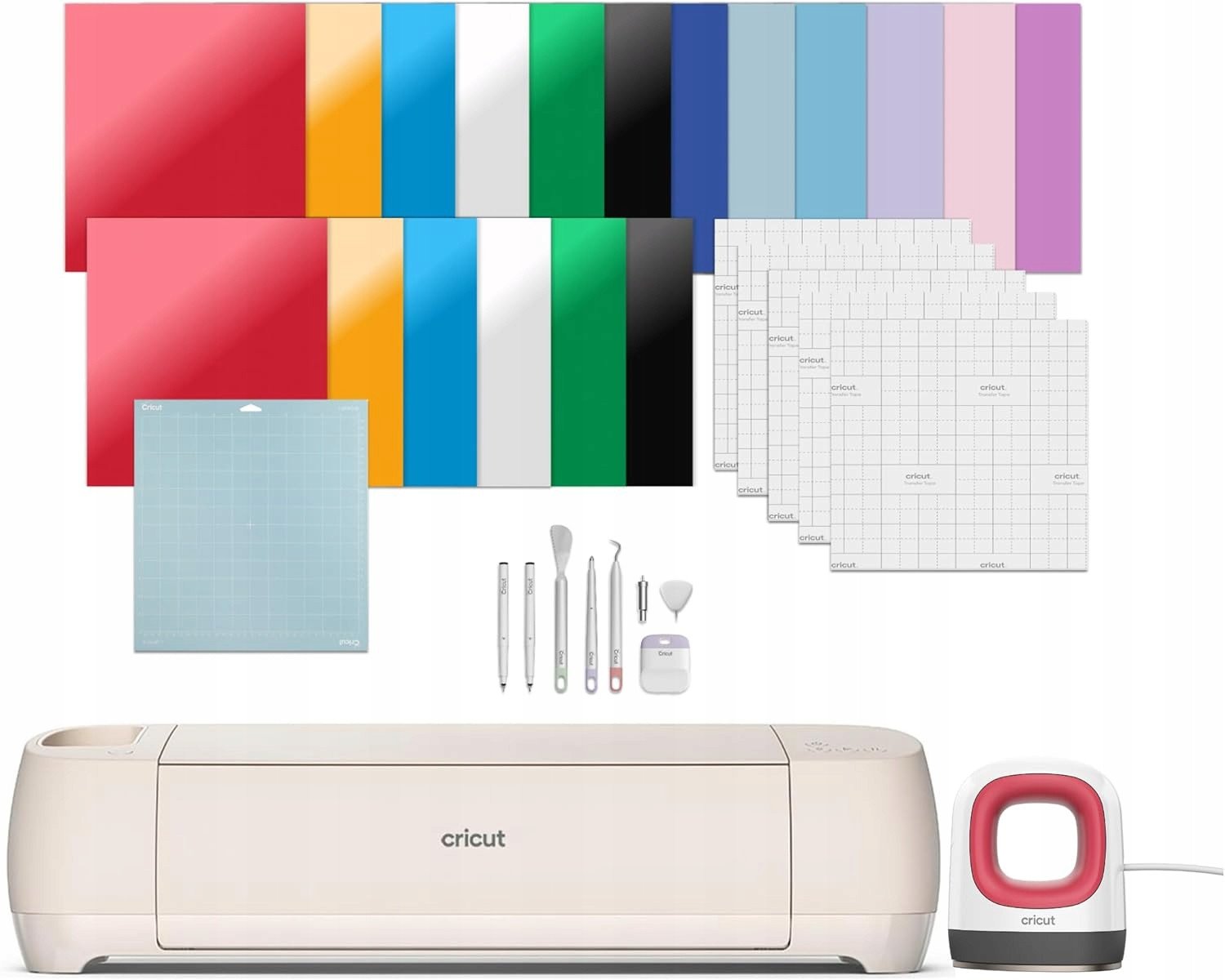 Cricut Explore 4 Ploter zestaw Essentials z EasyPress