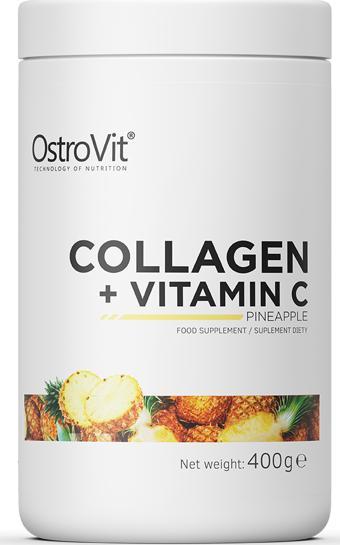 OstroVit OstroVit Kolagen + Witamina C 400 g ananasowy one size