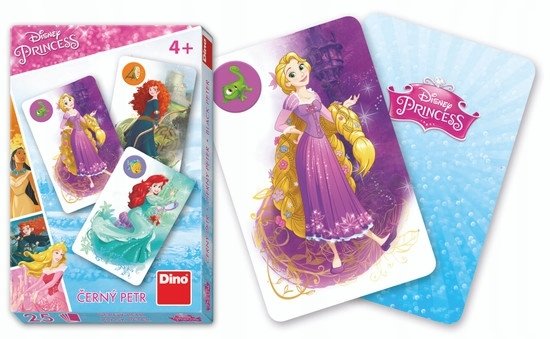 Karty do gry dla dzieci Czarny Piotruś Księżniczki