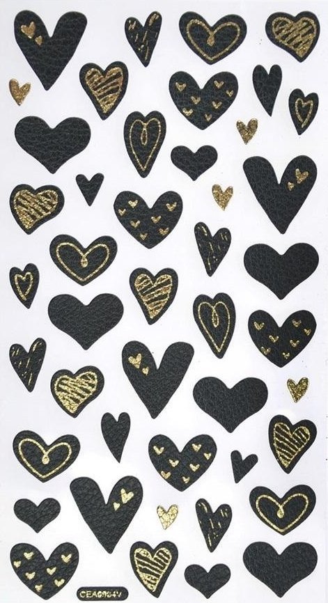 Naklejki serduszka glamour