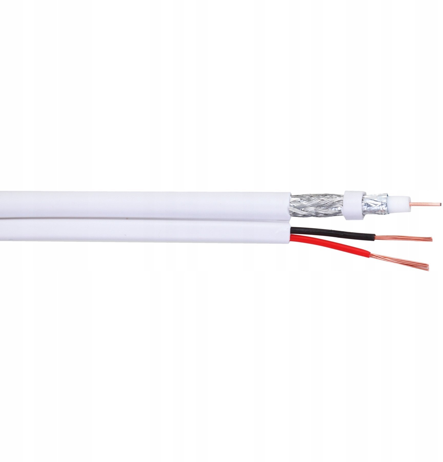 Dahua Technology KABEL CCTV PFM941I-RG59N/21-100-WHITE RG59 + 2 x 0.75 mm