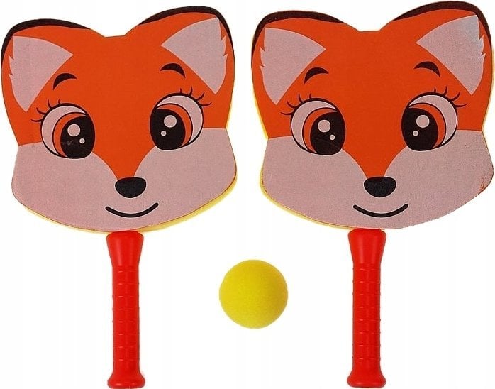 Adar Zestaw rakietek piankowych Lis z piłeczk±
