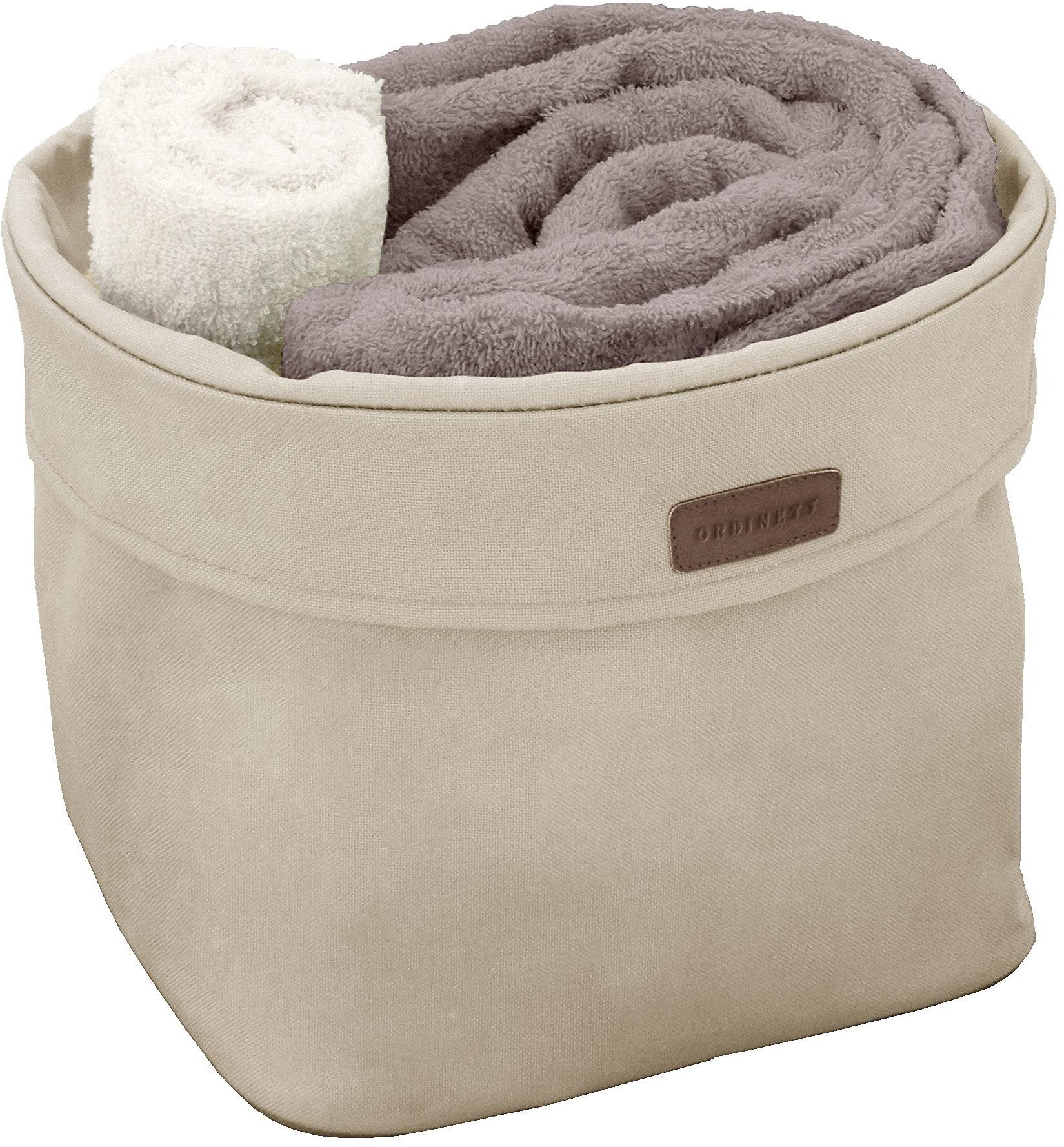 Fabric box L 28x28x23cm Ego Ecru 8004226770244