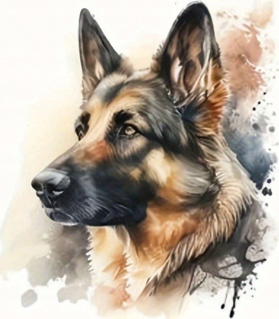 Norimpex Diamentowa mozaika - Pies owczarek niemiecki