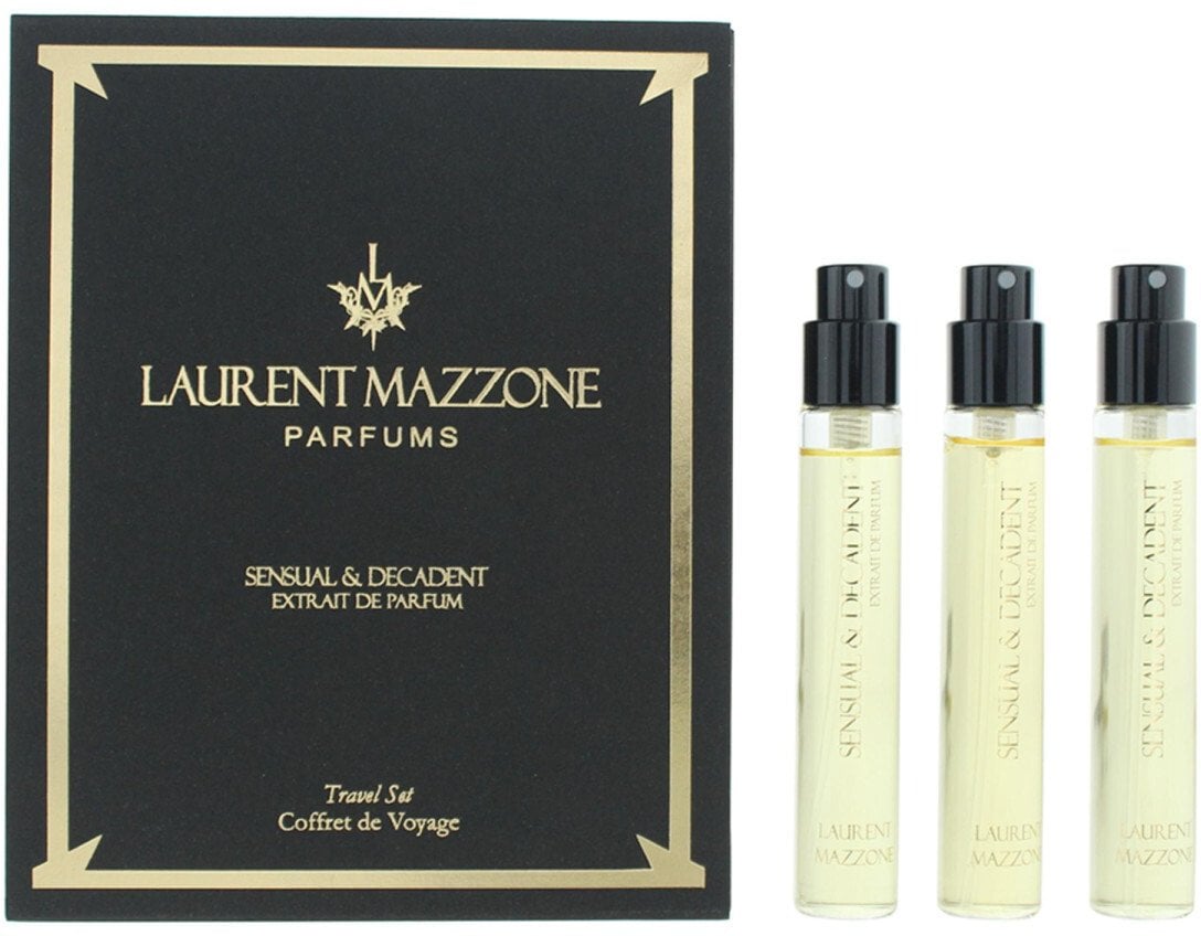 Laurent Mazzone Set Trio, Sensual & Decadent, Ekstrakt perfum, Unisex, 3 pcs, 15 ml Unisex