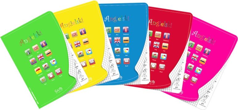 Gatis Zeszyt A5/32 kartki sĹ‚ownik obrazkowy angielsko-polski