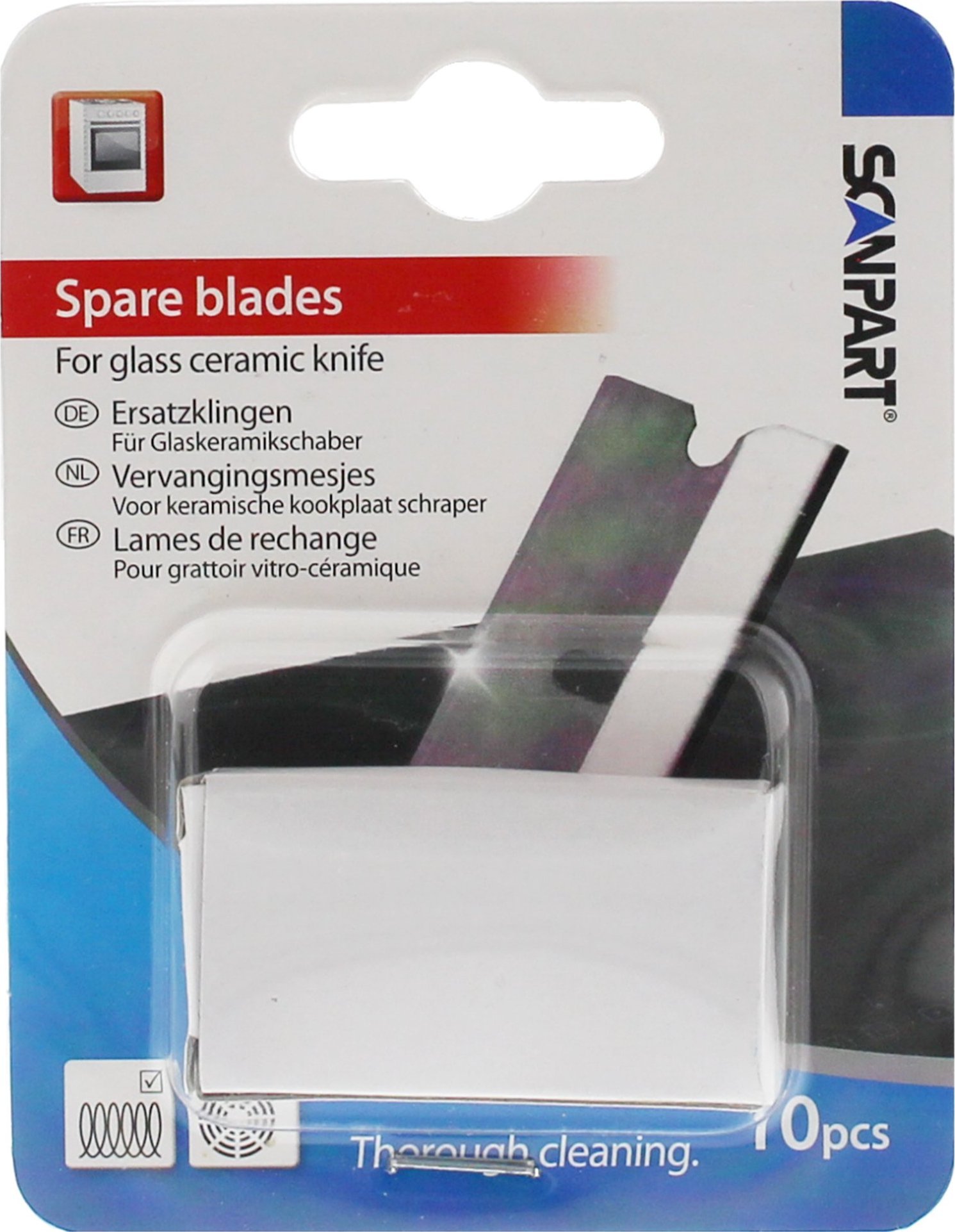 Scanpart OSTRZE DO SKROBAKA ERGONOMICZNEGO PŁYT INDUKCYJNYCH I CERAMICZNYCH SCANPART