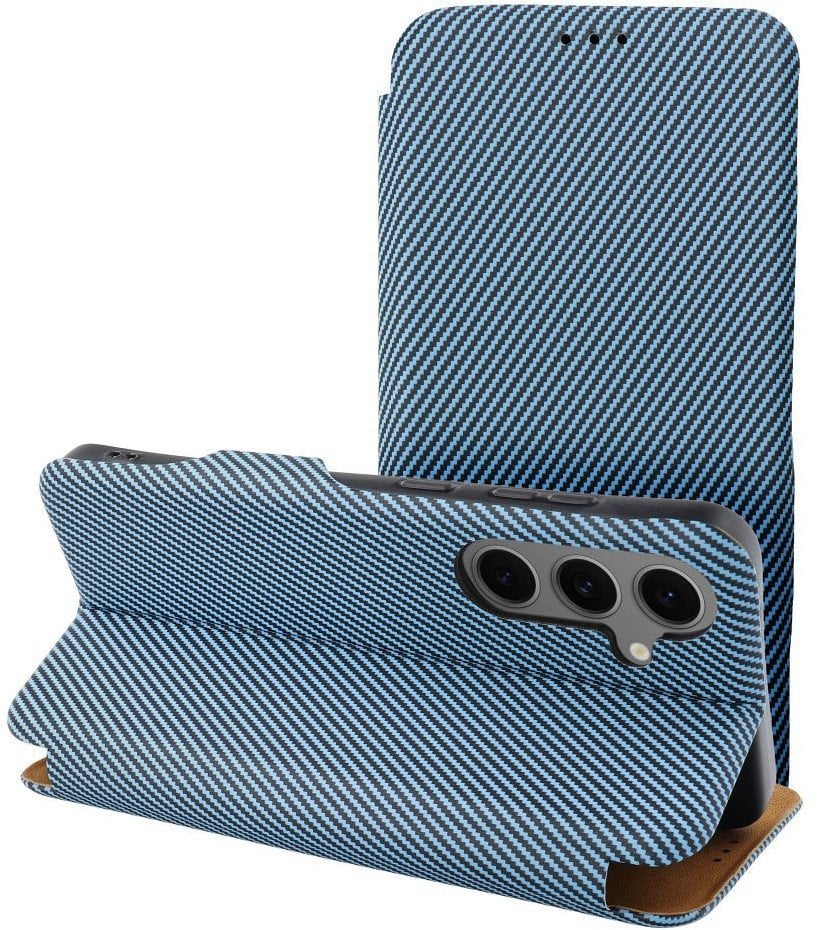 Kabura FOLIO Side Magnet kompatybilny z S-PEN do SAMSUNG S24 ULTRA niebieski