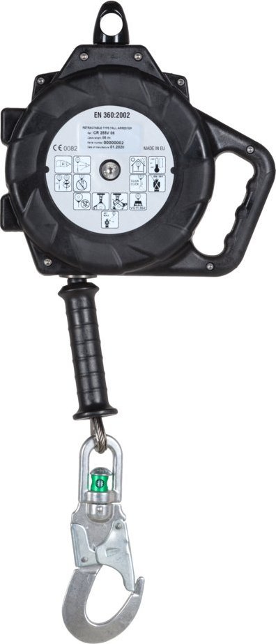 Protekt CR 255V - Urządzenie samohamowne do pracy w pionie - czarny - dł. liny 6