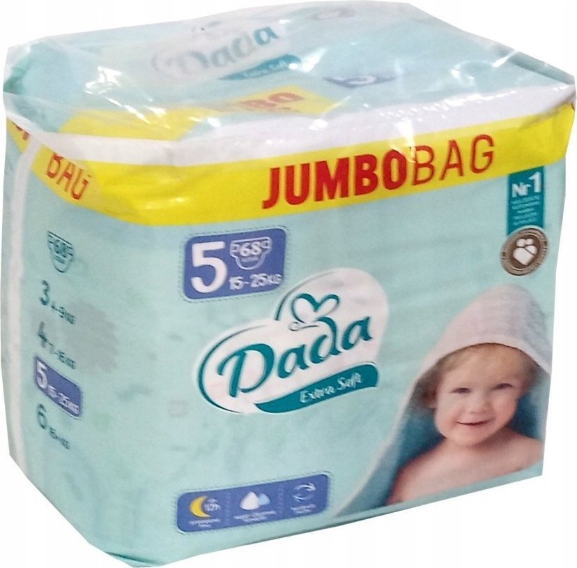 Dada Pieluchy Dada Extra Soft 5 JumboBag - 68szt