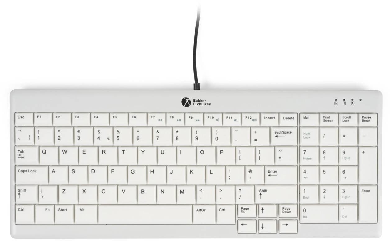 BakkerElkhuizen Tastatur Ultraboard 960 V2 Compact DE Layout retail