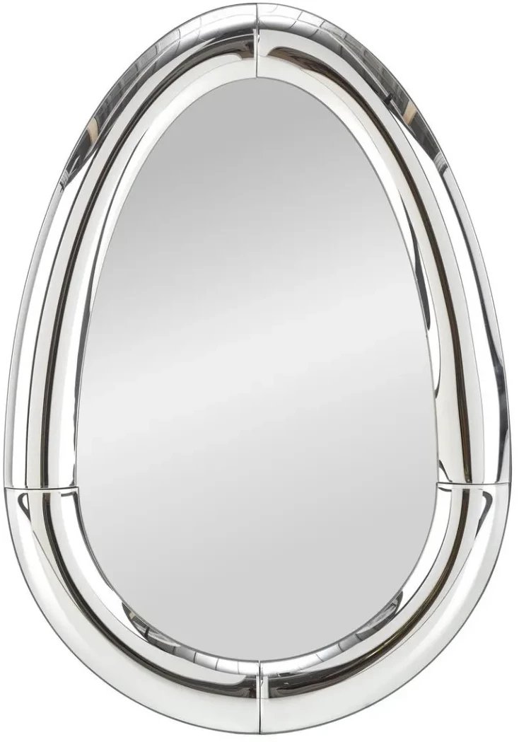 Lustro dekoracyjne IVORY 120x80cm srebrne HALMAR