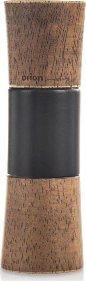 Młynek do przypraw Orion Młynek ręczny do mielenia pieprzu soli przypraw drewniany WOODEN 15,5 cm