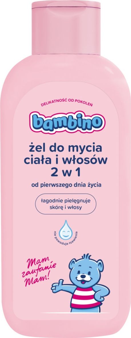 Bambino Żel do mycia ciała i włosów 2w1 dla Dzieci i Niemowląt 400 ml