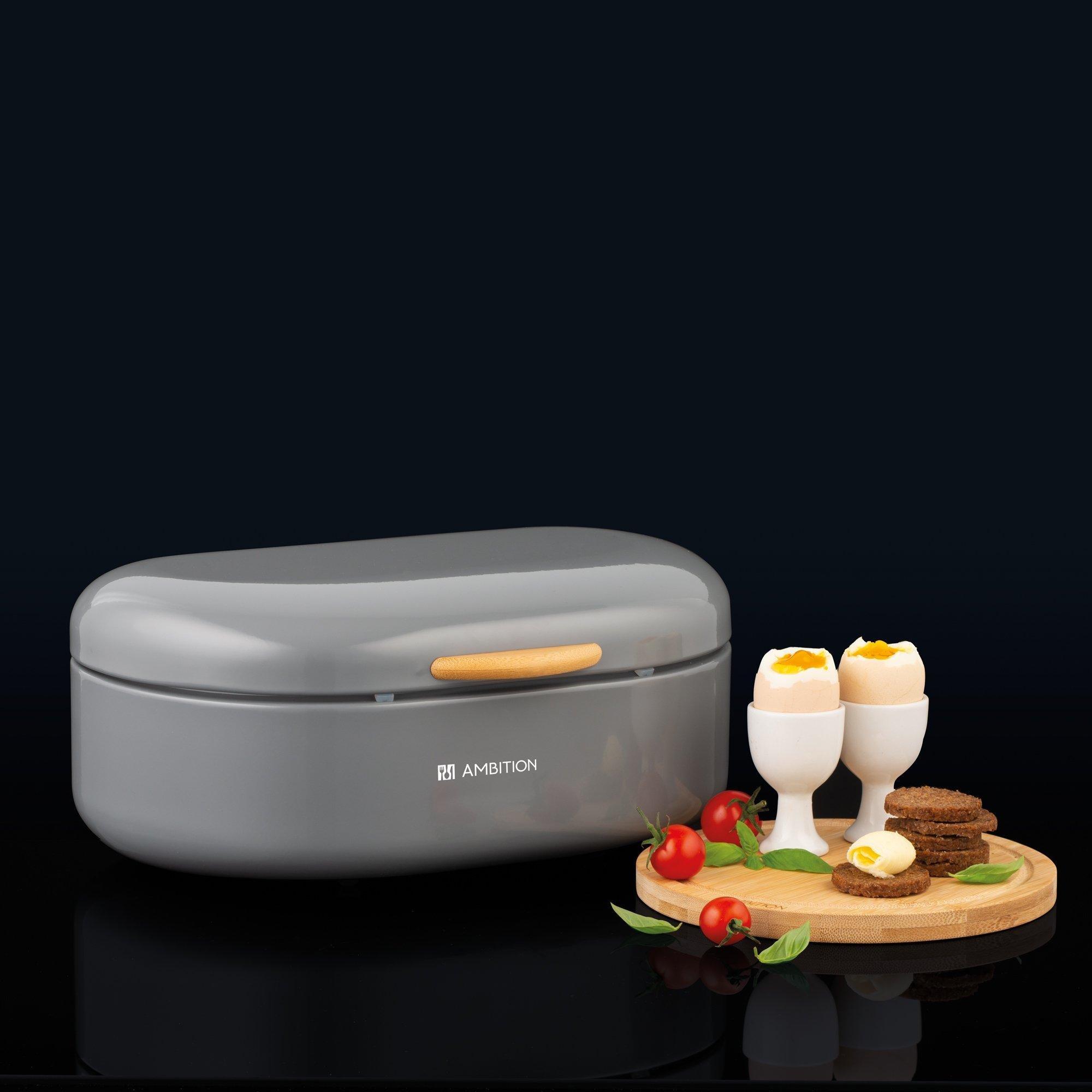 Chlebak Ambition stalowy