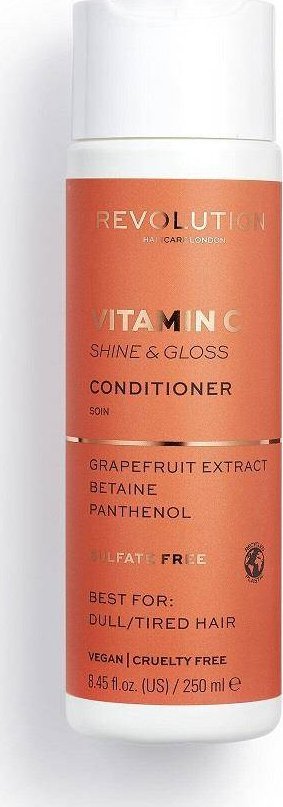 Revolution Haircare Vitamin C Shine & Gloss Conditioner nadająca połysk odżywka do włosów matowych i zmęczonych 250ml