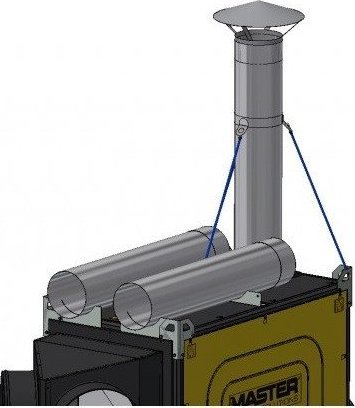 Master Zestaw do mocowania komina Master do nagrzewnic BV 471