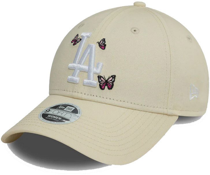 Czapka z daszkiem NEW ERA LA Dodgers Womens Icon 9FORTY kremowa