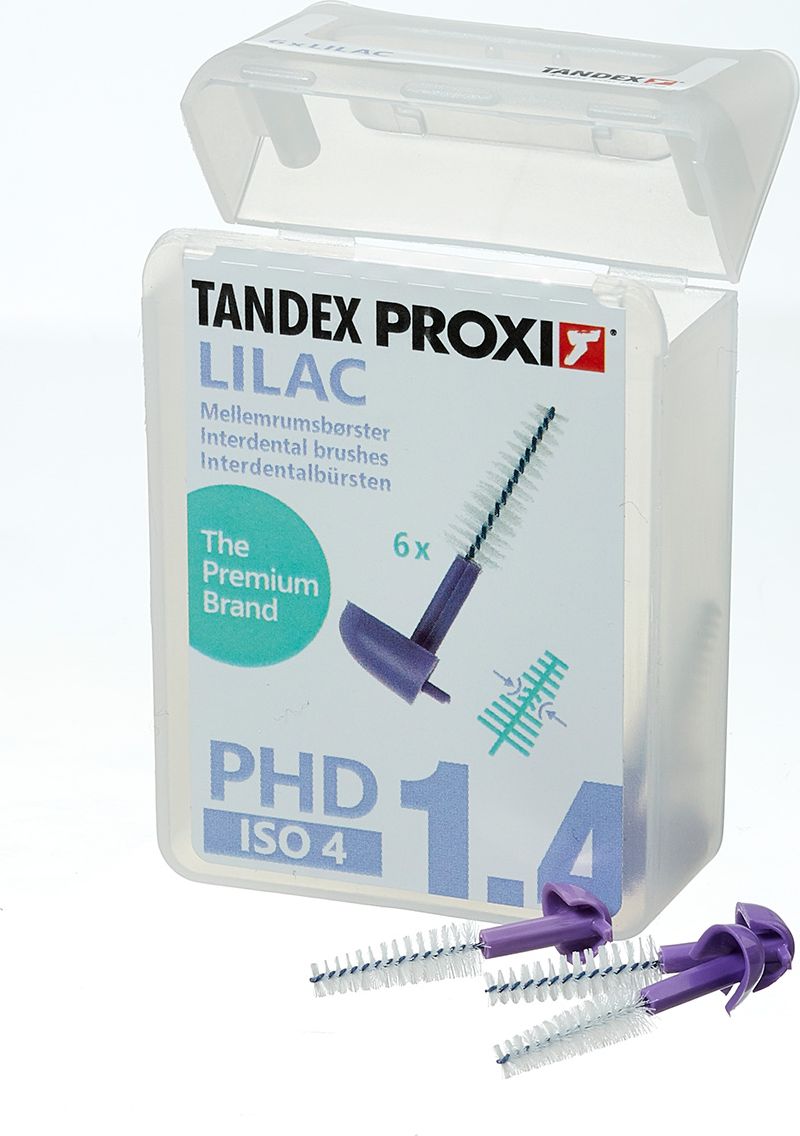 Tandex Tandex (6 szt.) szczoteczek Proxi Lilac X-fine tapered (fioletowa)
