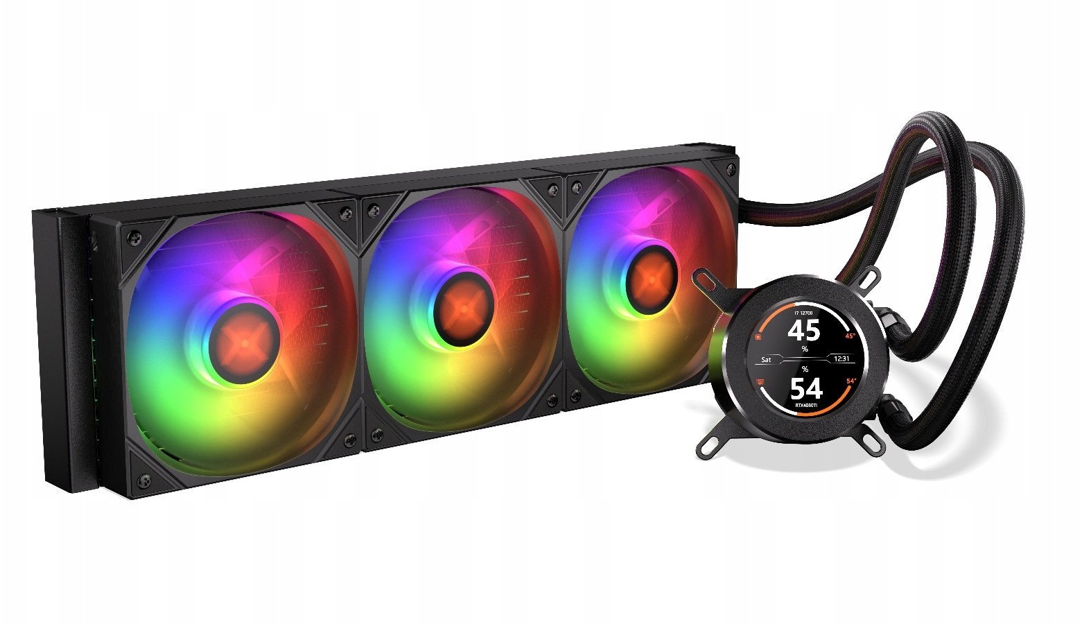 Chłodzenie wodne Krux HydroGlance 360 ARGB LCD (KRXE004)