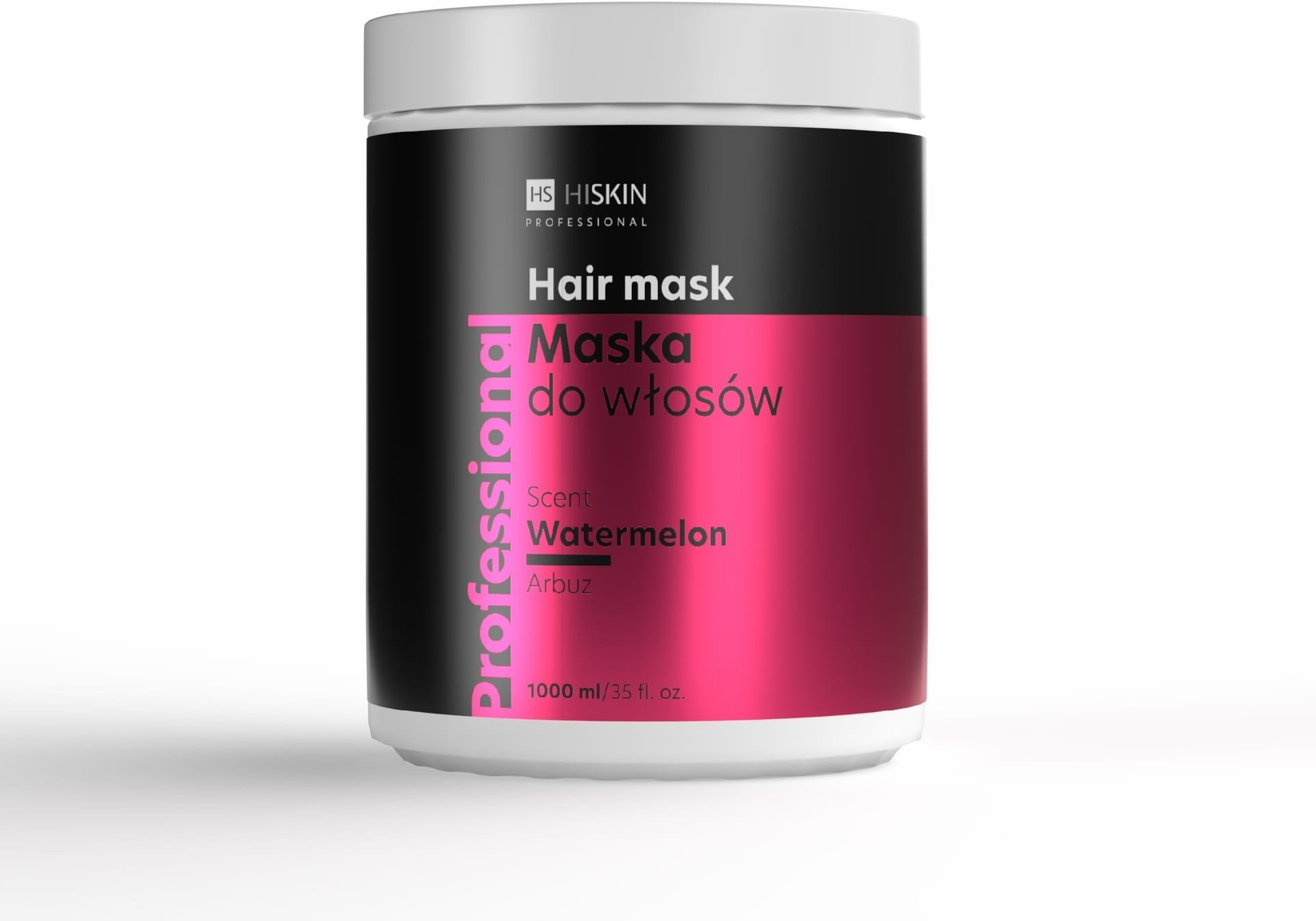 HISKIN PROFESSIONAL Maska do włosów - Arbuz 1000 ml