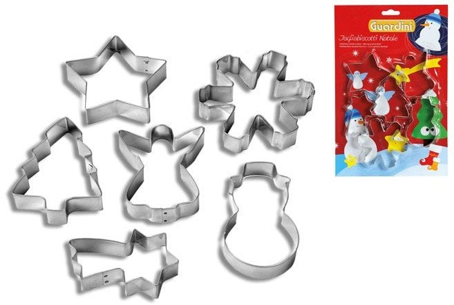 Piparkuku forminu komplekts 6 gab. blisteri 28 x 19 x 2 cm 8006043156546