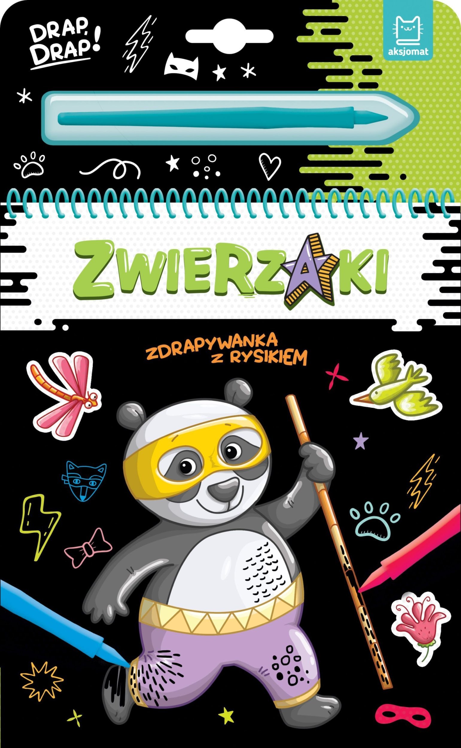 Aksjomat Zdrapywanka z rysikiem Zwierzaki 36999