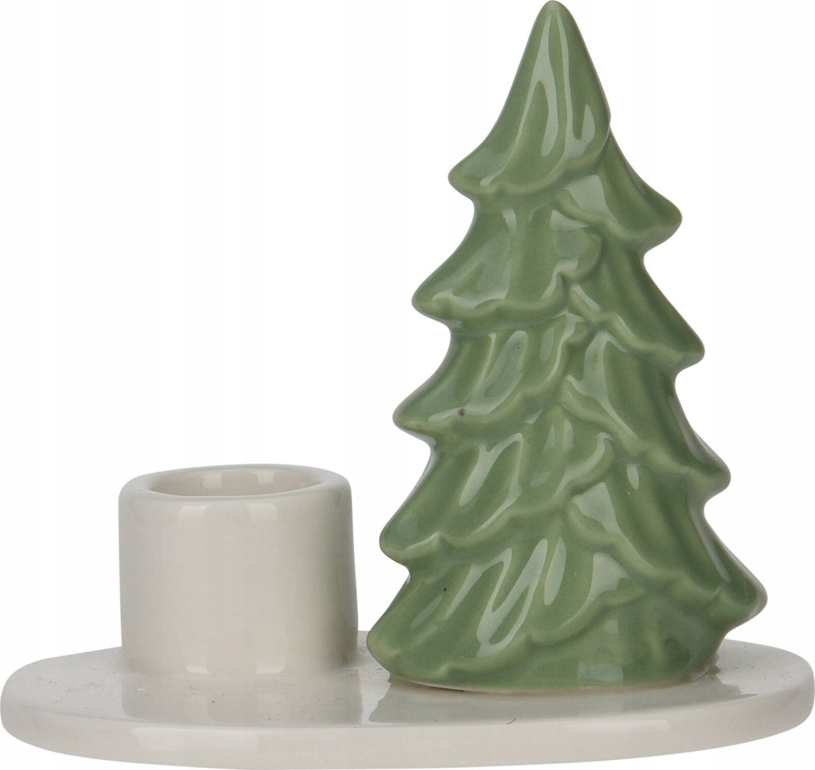 Home Styling Collection Świecznik świąteczny z choinką, 8 cm