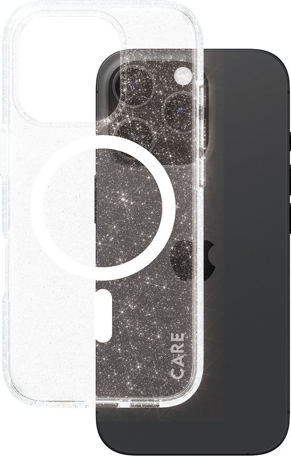 PanzerGlass CARE by PanzerGlass Flagship Star Lit Case iPhone 16 Pro 6,3" biały/white MagSafe 1342