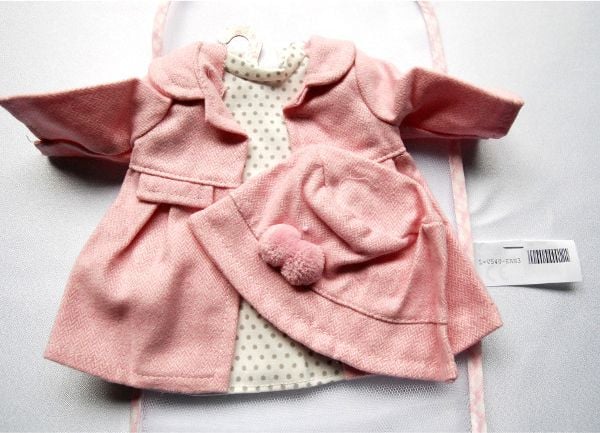 Llorens Sukienka i płaszczyk 40 cm - L-V540-3