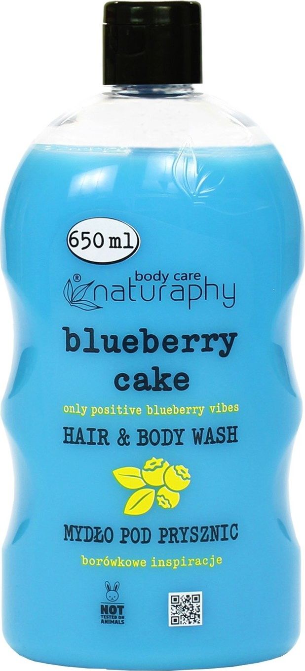 BluxCosmetics Blueberry Cake Mydło pod prysznic Borówkowe Inspiracje 650 ml