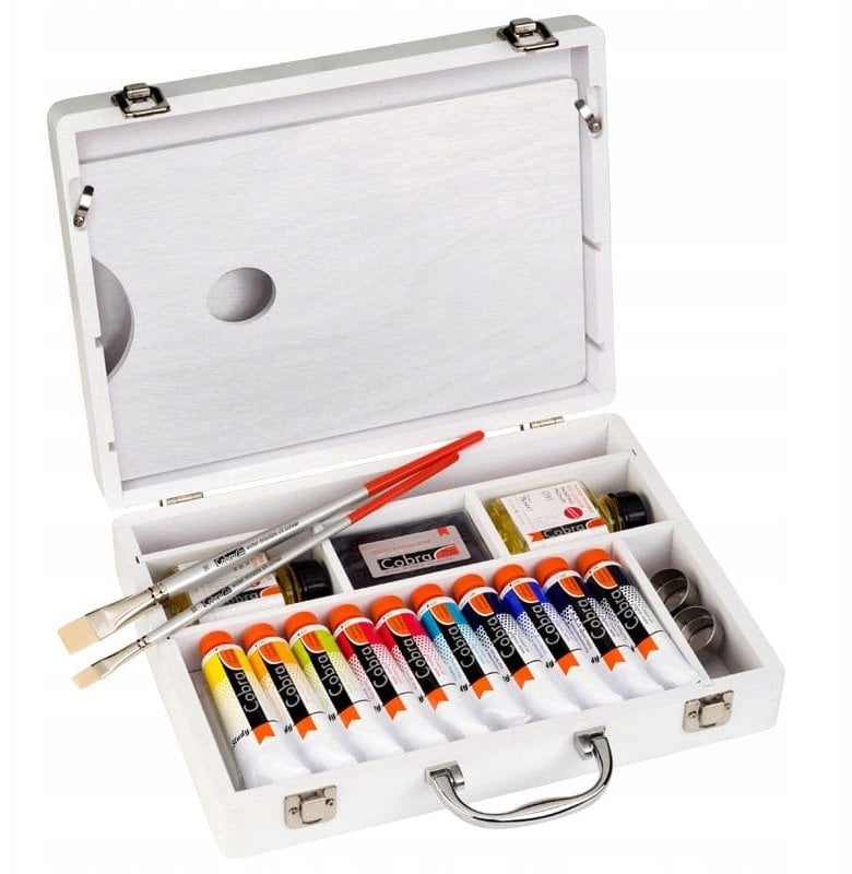 Cobra Study oil colour basic box | 10 x + accessories