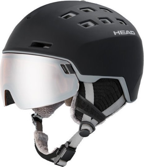 Head Kask z przyłbicą szybą HEAD Rachel Black 2023