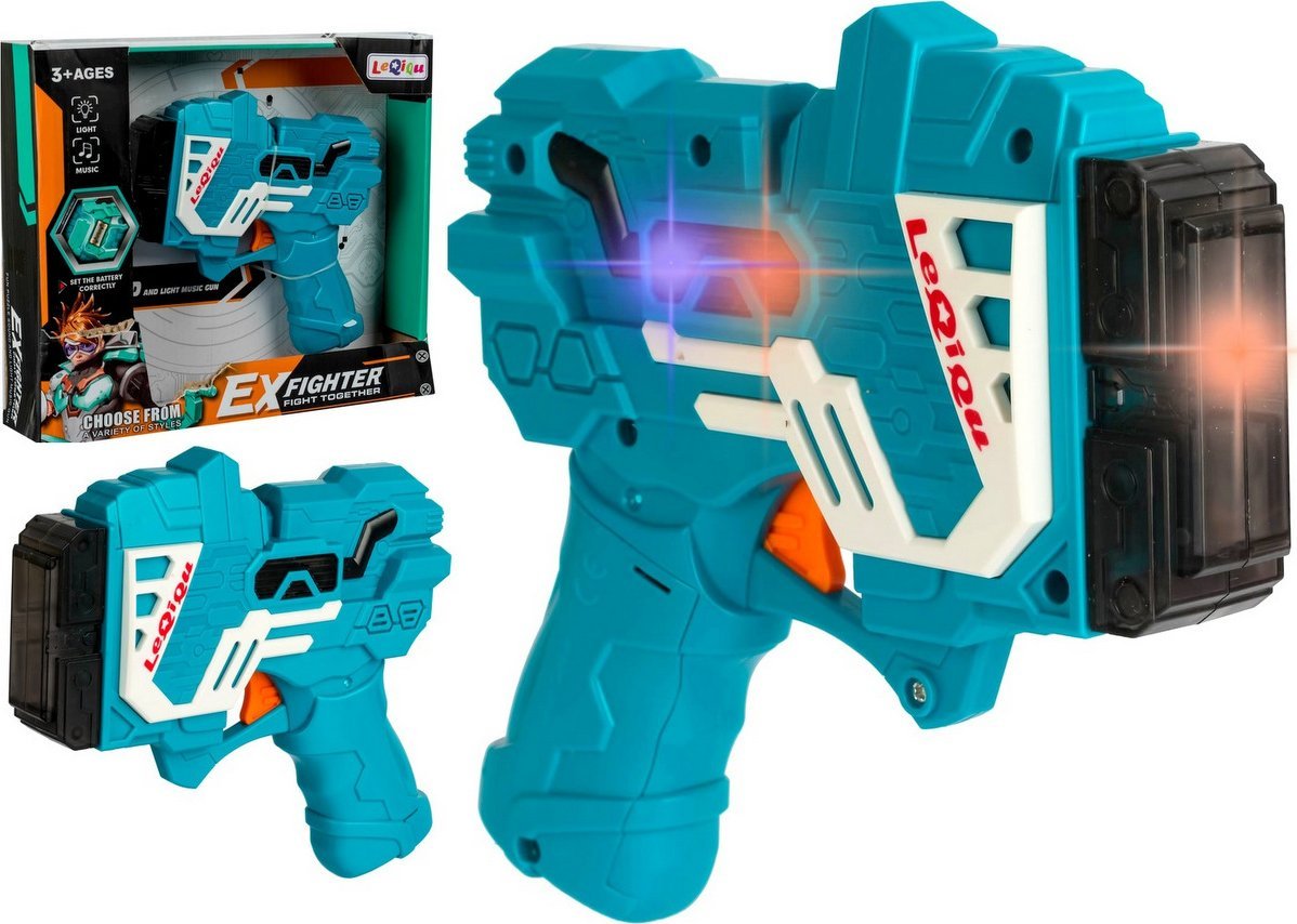 PISTOLET KOSMICZNY DEZINTEGRATOR ŚWIATŁO/DŹWIĘK