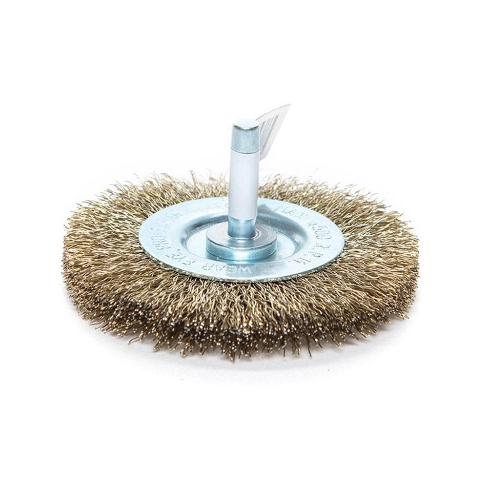 WIRE GRINDING WHEEL WITH HANDLE D75