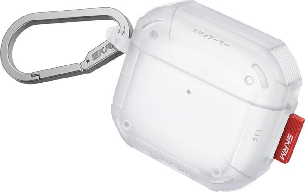 Etui Skinarma Mecha CE do AirPods 4 frost
