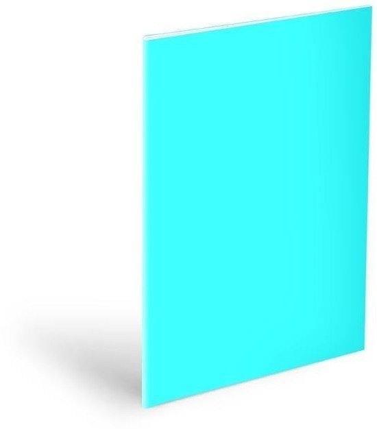 Okładka na zeszyt A5 neon blue 180mic (10szt)