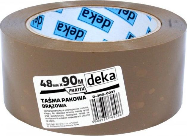 Deka TAŚMA PAKOWA PAKITA BRĄZOWA 48MM*90M
