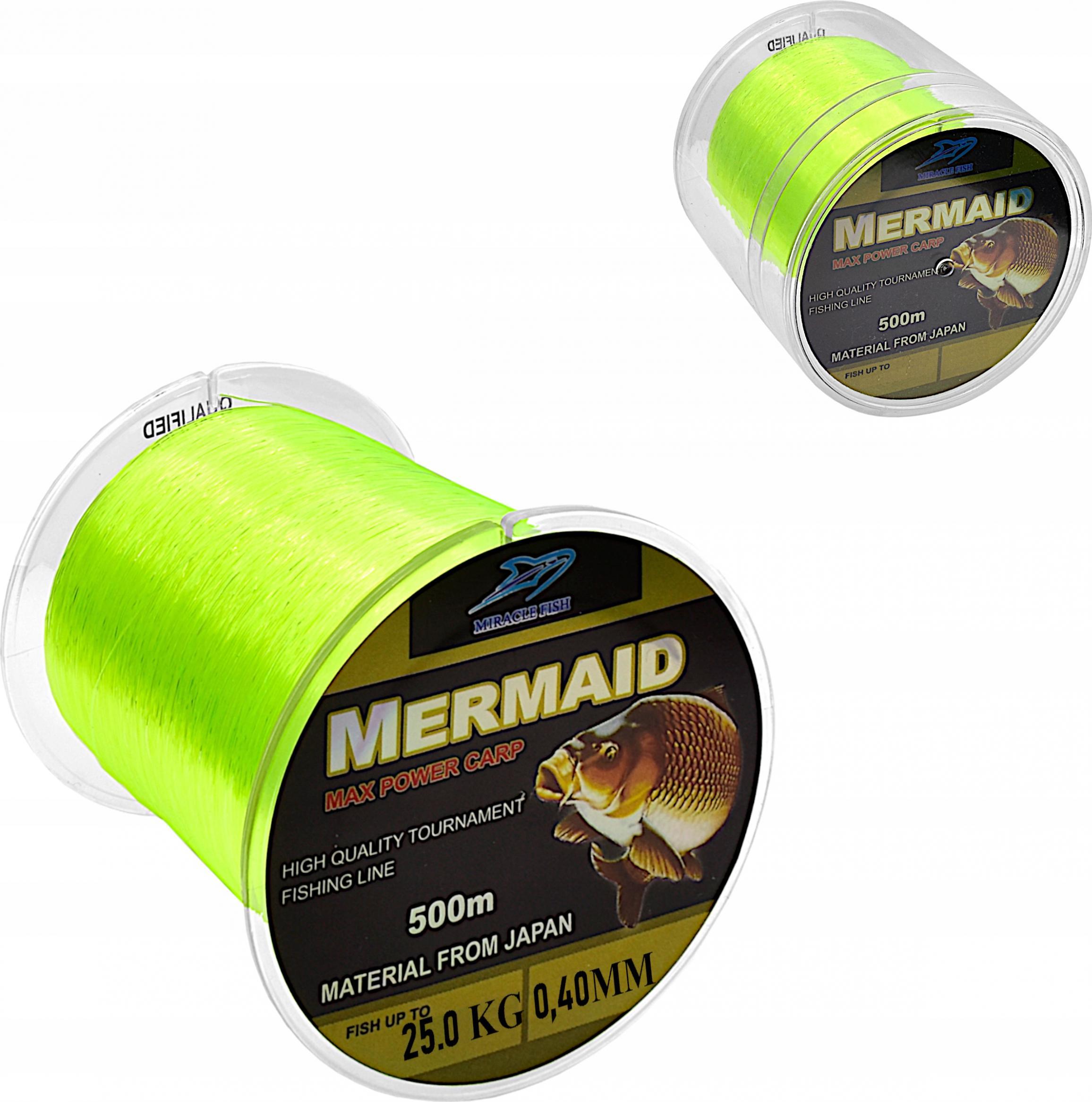 Miracle Fish ŻYŁKA WĘDKARSKA MERMAID CARP 0,40 mm /25 kg /500 m