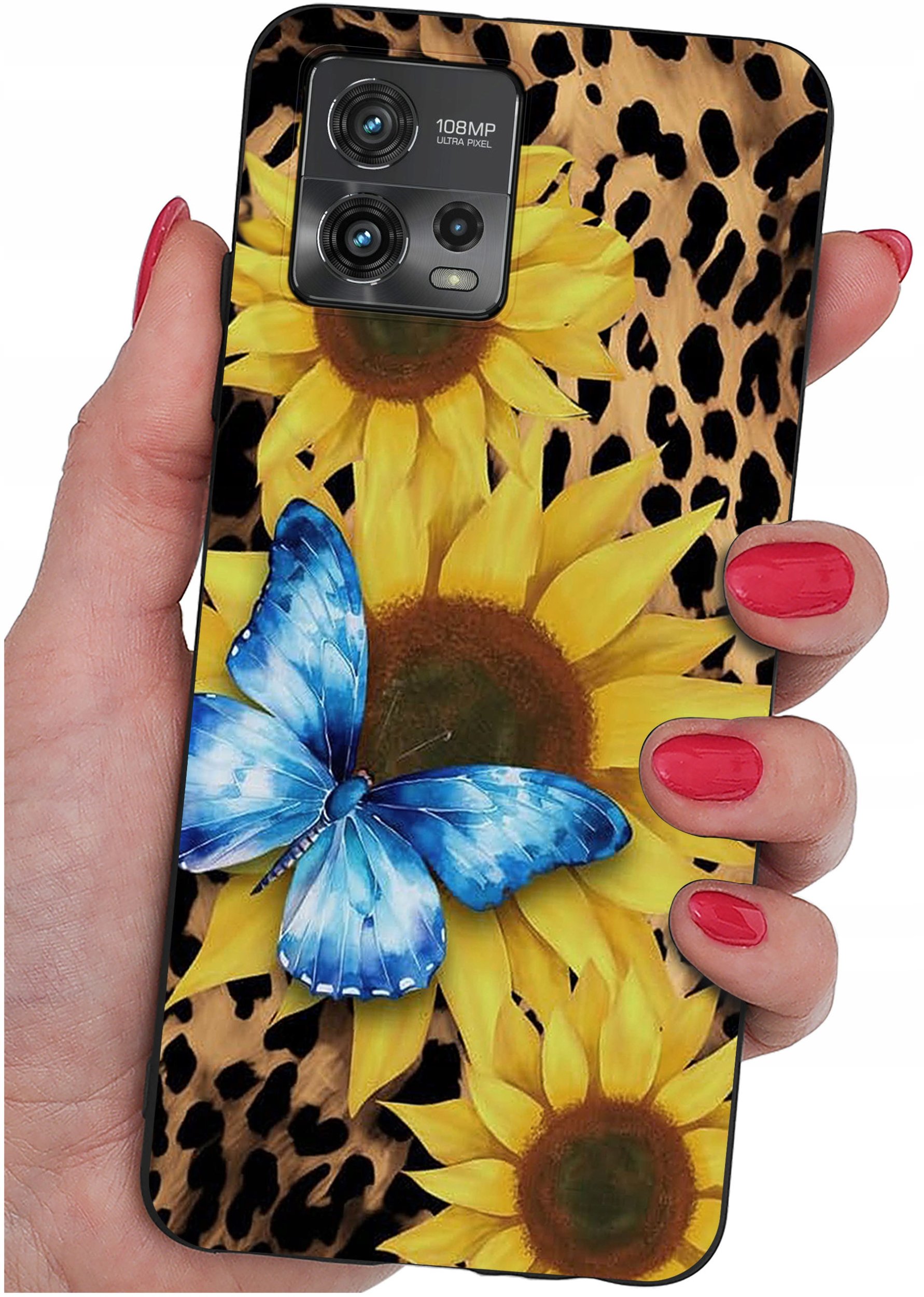 Etui do Motorola Moto G72 WZORY |SILIKONOWE MATT CASE + SZKŁO 9H