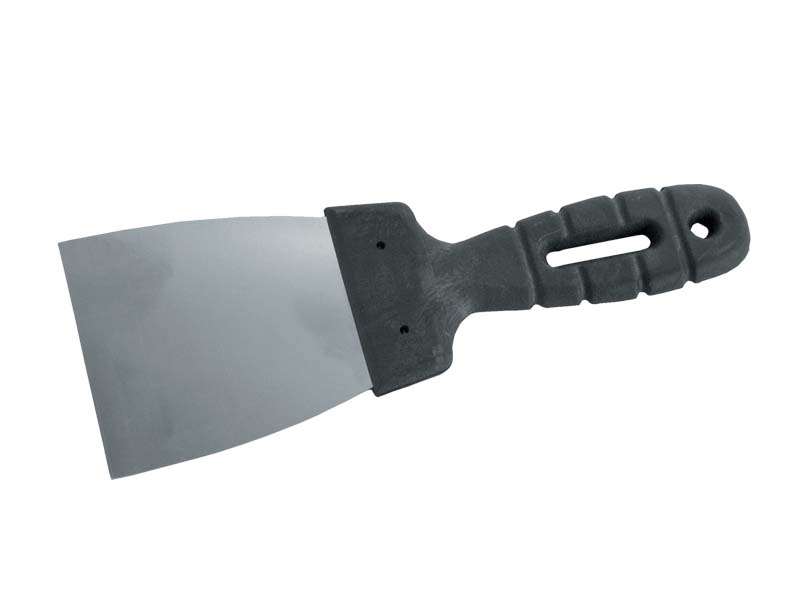 Modeco Szpachelka nierdzewna z rączką PVC 100mm (MN-72-430)